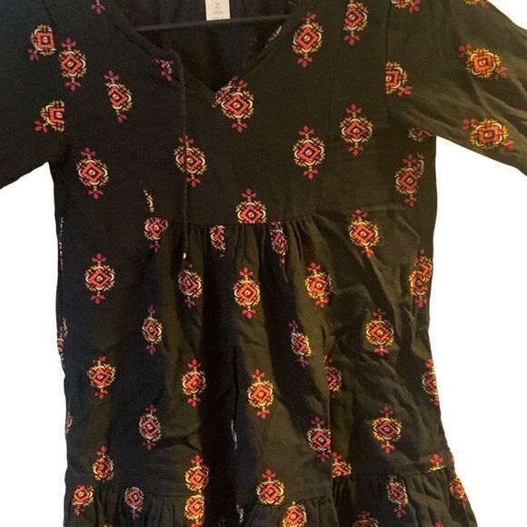 Pre Owned Women’s Old Navy Blouse Sz Med Southwest Vibe Casual Comfort Style - Picture 7 of 9